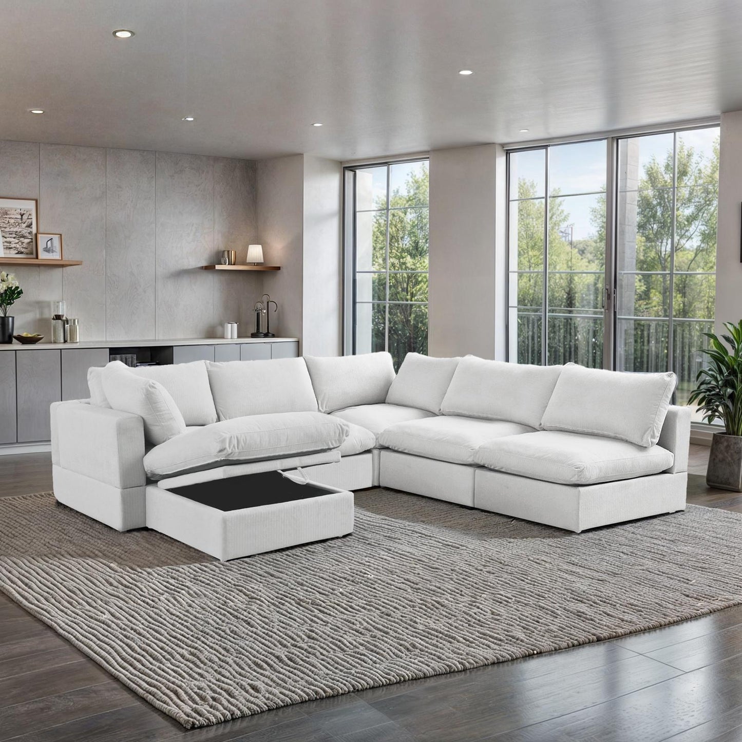 6-Piece Set Cloud Couch