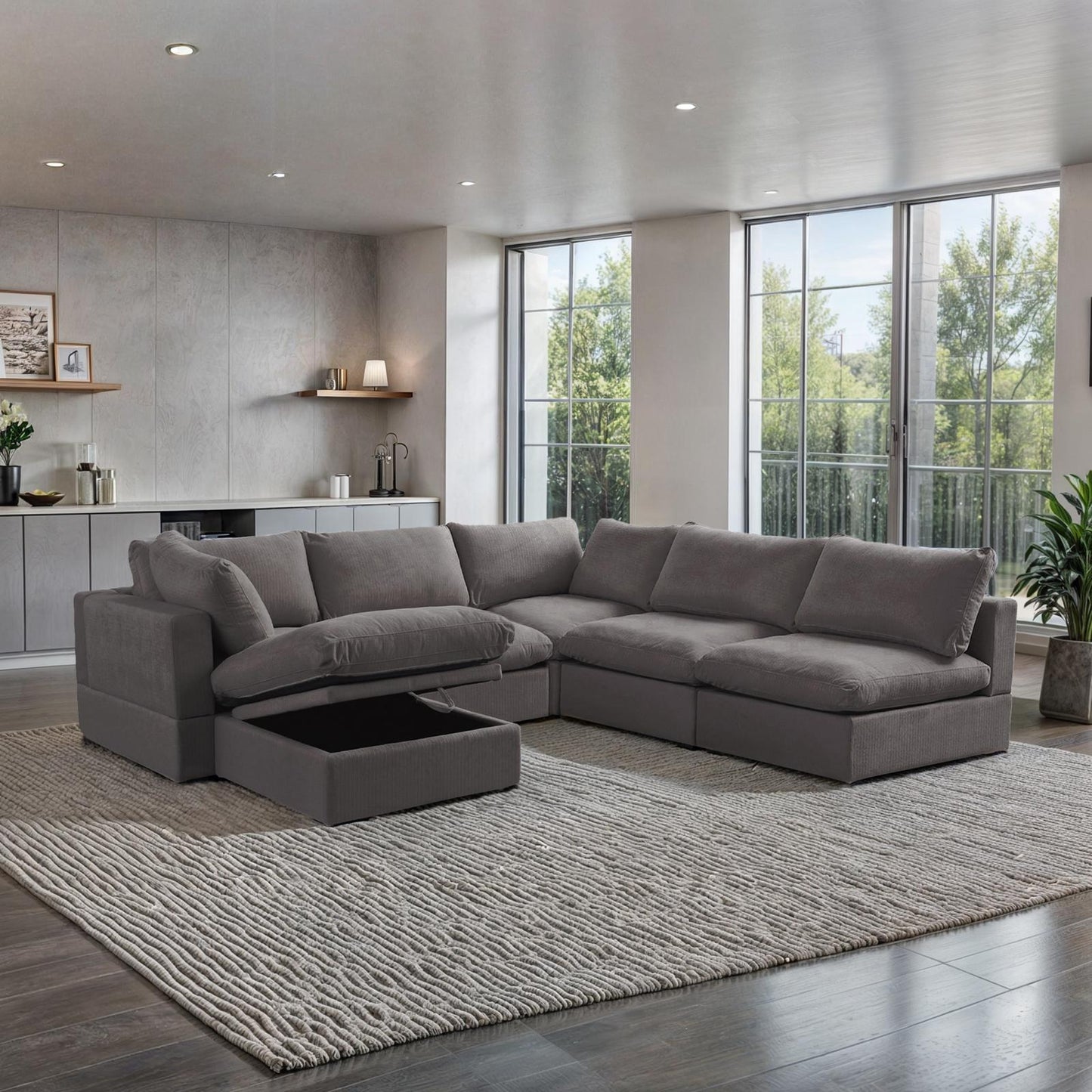 6-Piece Set Cloud Couch