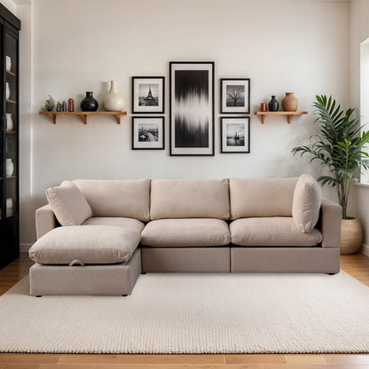 4-Piece Set Cloud Couch