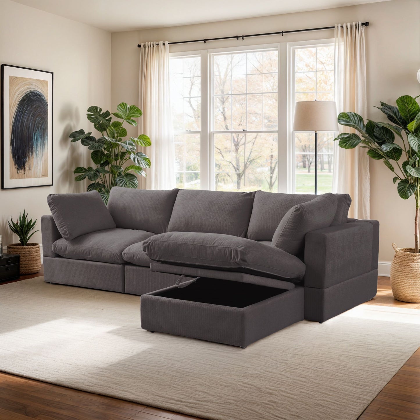 4-Piece Set Cloud Couch