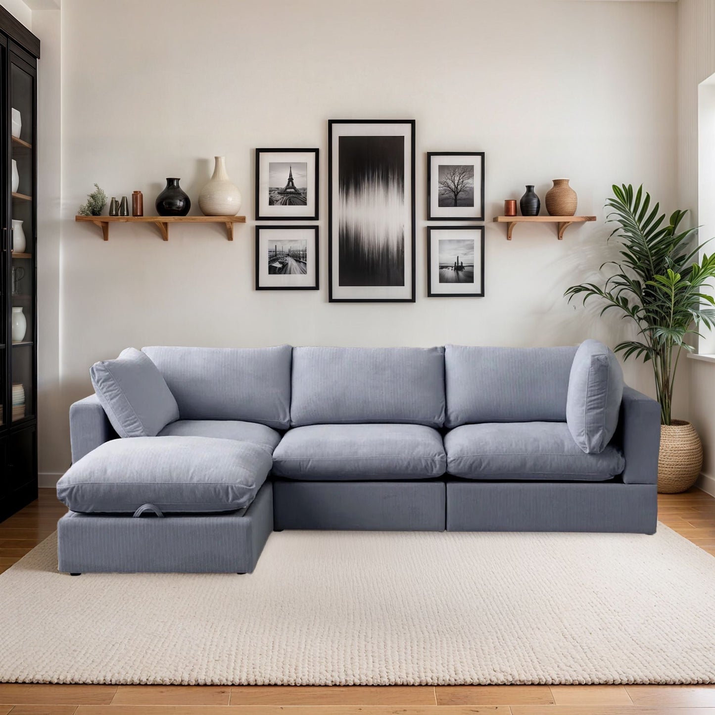 4-Piece Set Cloud Couch