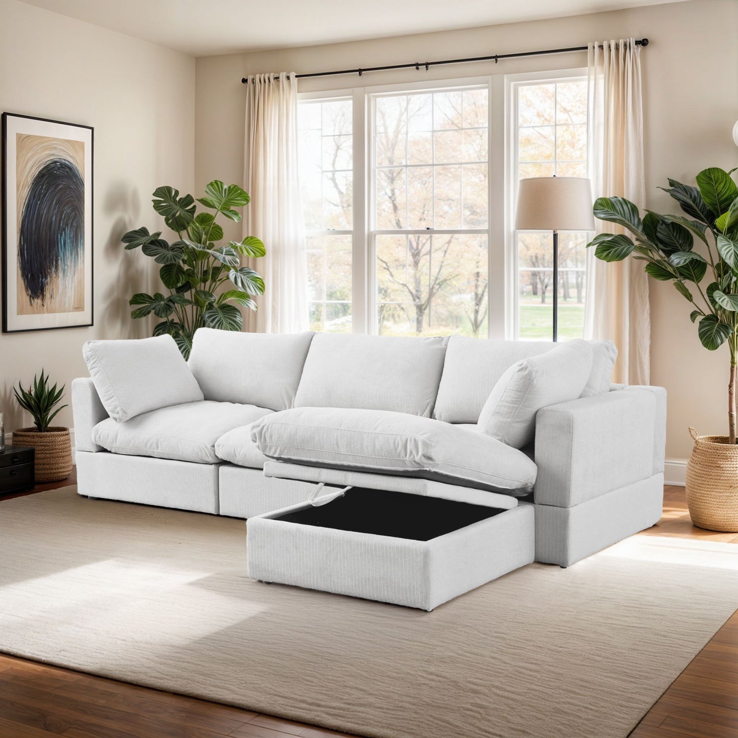 4-Piece Set Cloud Couch